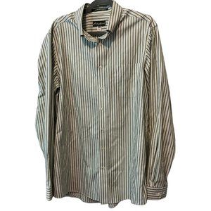 Eddie Bauer Large Tall Striped Dress Shirt
